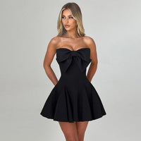 Malia Strapless Bow Mini Dress - Cinderella