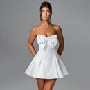 Malia Strapless Bow Mini Dress - Cinderella