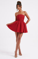 Melinda Mini Dress - Red - Cinderella