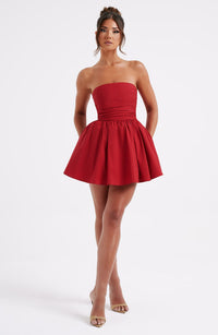 Melinda Mini Dress - Red - Cinderella