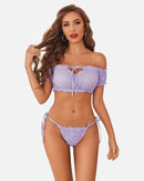 Mesh Butterfly Bra and Panty Set - Cinderella