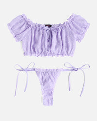Mesh Butterfly Bra and Panty Set - Cinderella