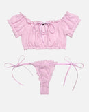 Mesh Butterfly Bra and Panty Set - Cinderella