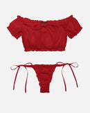 Mesh Butterfly Bra and Panty Set - Cinderella