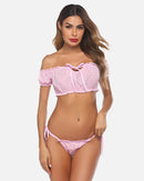 Mesh Butterfly Bra and Panty Set - Cinderella
