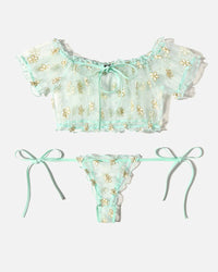 Mesh Butterfly Bra and Panty Set - Cinderella