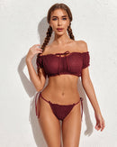 Mesh Butterfly Bra and Panty Set - Cinderella
