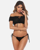 Mesh Butterfly Bra and Panty Set - Cinderella