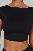 Midnight Elegance Blouse- Black - Cinderella