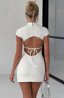 Mila Mini Dress - White - Cinderella