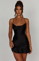 Nicola Mini Dress - Black - Cinderella