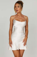 Nicola Mini Dress - Ivory - Cinderella