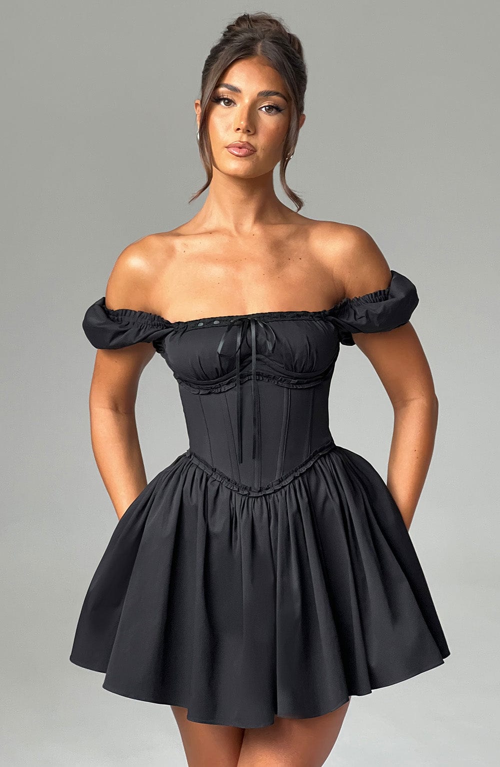 Minivestido Phoebe-Negro