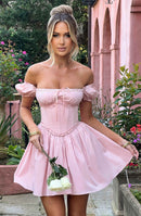Phoebe Mini Dress - Blush - Cinderella