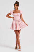 Phoebe Mini Dress - Blush - Cinderella