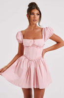 Phoebe Mini Dress - Blush - Cinderella