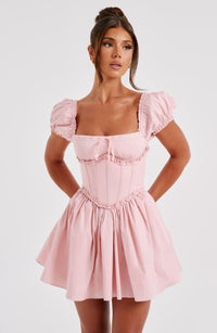 Phoebe Mini Dress - Blush - Cinderella