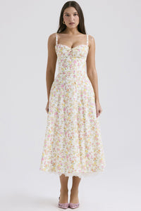 Rosalia Maxi Sundress - Ivory Meadow - Cinderella