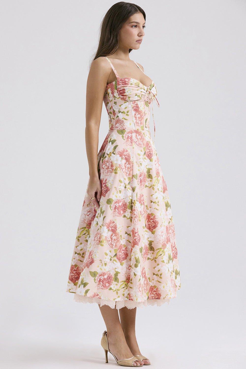 Rosalia Maxi Sundress - Pink Peony - Cinderella