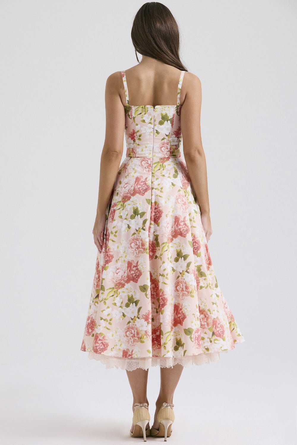 Rosalia Maxi Sundress - Pink Peony - Cinderella