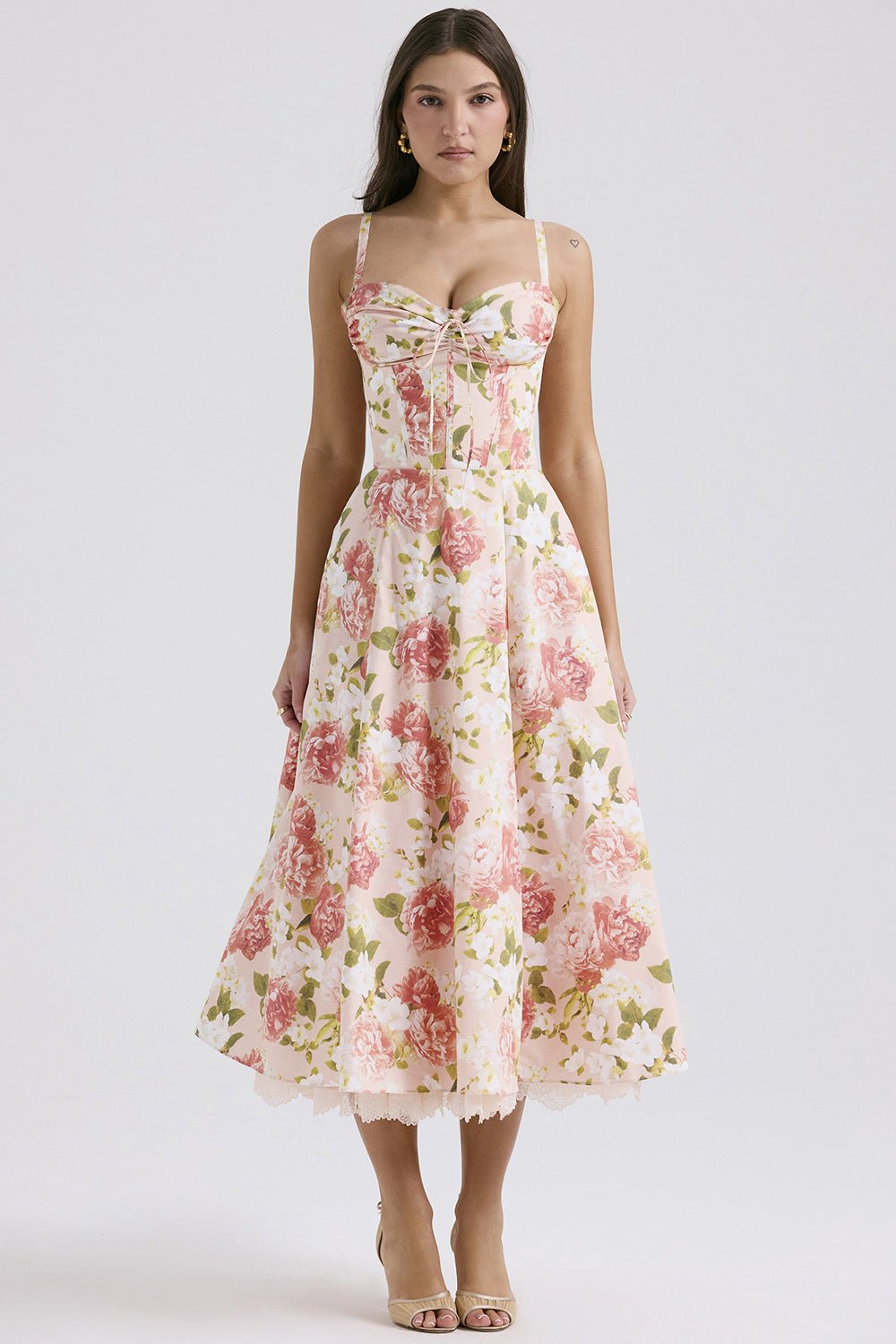 Rosalia Maxi Sundress - Pink Peony - Cinderella