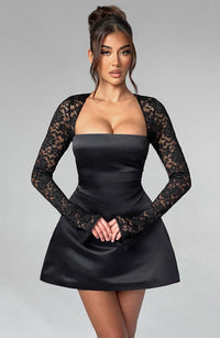 Sadie Mini Dress - Black - Cinderella