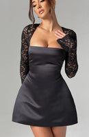 Sadie Mini Dress - Black - Cinderella