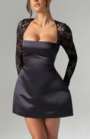 Sadie Mini Dress - Black - Cinderella