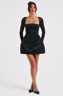 Sadie Mini Dress - Black - Cinderella