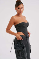 Shadow Veil Cargo Pant-Black - Cinderella