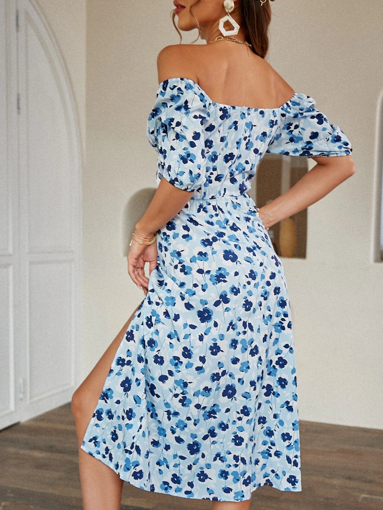 Simplee Floral Sundress - Cinderella