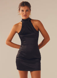 Sitting Pretty Mini Dress - Onyx - Cinderella