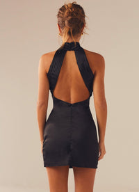 Sitting Pretty Mini Dress - Onyx - Cinderella