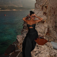 Solflare Strapless Cut - Out Maxi Dress - Cinderella