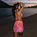 Sunflare Cut - Out Mini Dress - Cinderella