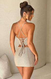 Sunlit Sands Mini Skirt - Cinderella