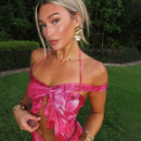 Sunspell Halter Top & Ruffle Skirt Set - Cinderella