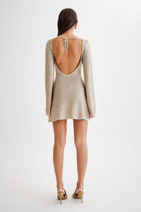 Taupe Twilight Sequin Mini Dress - Cinderella
