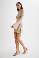 Taupe Twilight Sequin Mini Dress - Cinderella