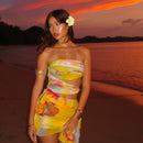 Tideglow Off - Shoulder Bodycon Dress - Cinderella