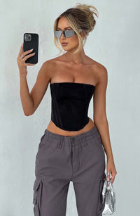 Tinashe Cargo Pants - Charcoal - Cinderella