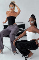 Tinashe Cargo Pants - Charcoal - Cinderella