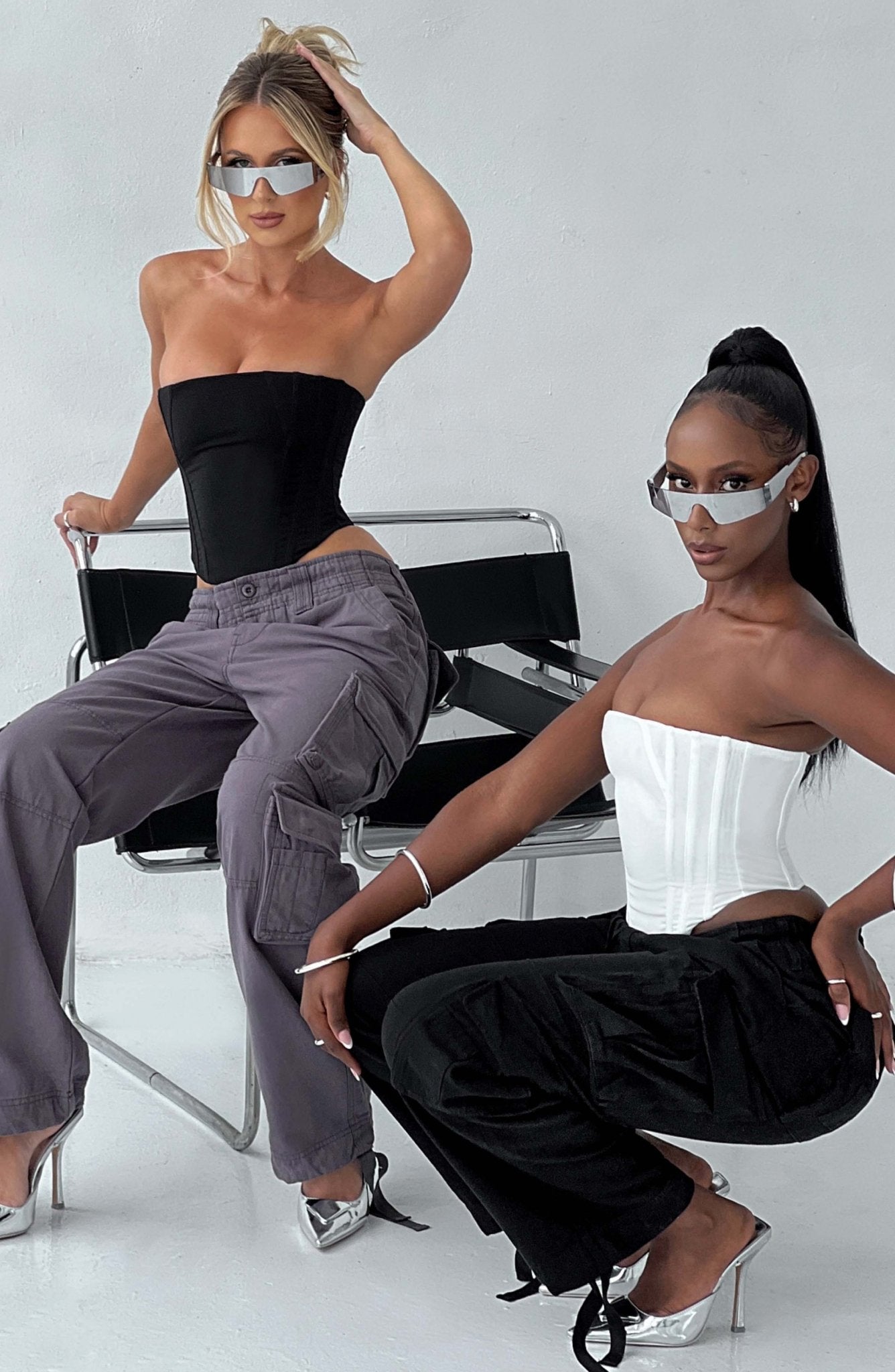 Tinashe Cargo Pants - Charcoal - Cinderella