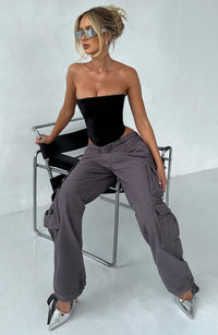 Tinashe Cargo Pants - Charcoal - Cinderella