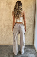 Tinashe Cargo Pants - Light Grey - Cinderella