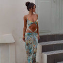 Tropic Mirage Bikini & Mesh Skirt Set - Cinderella
