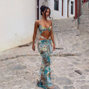 Tropic Mirage Bikini & Mesh Skirt Set - Cinderella