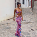 Tropic Mirage Bikini & Mesh Skirt Set - Cinderella