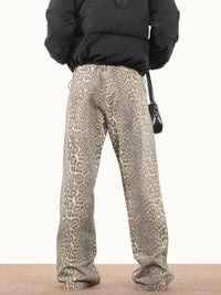 Vintage Century Leopard Print Jeans - Cinderella
