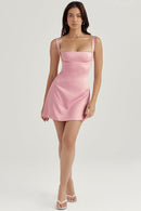 Wrap Charm Dress-Pink - Cinderella